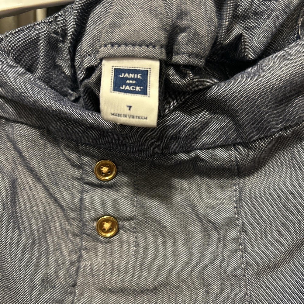 Janie and Jack Denim Blue Kids Jacket